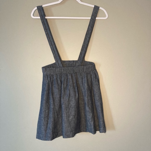 Copper Key Overall Skirt M Denim Mini Sexy Schoolgirl. - Picture 2 of 6